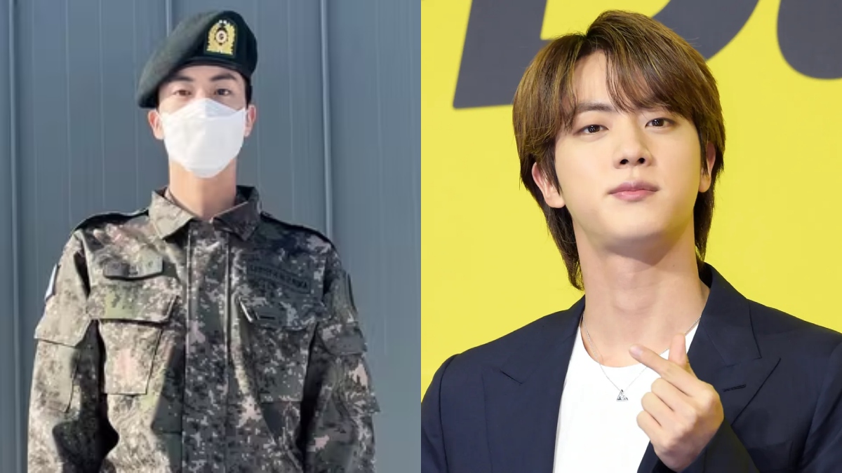 BTS' Jin Finally Completes His Military Period; Throws Cap In Air ...